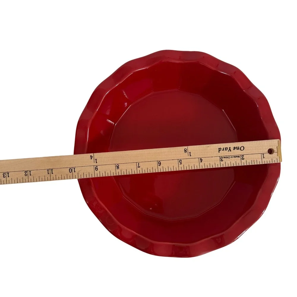 Emile Henry France Red Ceramic 10
